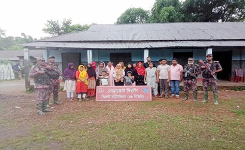 সিলেট সীমান্ত দিয়ে ৫৩ জনকে পুশ-ইন